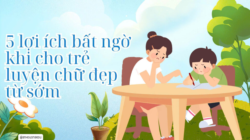 luyện chữ đẹp từ sớm