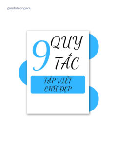 quy tắc tập viết chữ đẹp