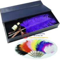 Bút lông vũ 1 quản 1 mực 4 ngòi