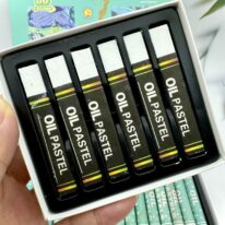 Màu sáp dầu siêu mềm Ánh Dương – 6 viên trắng